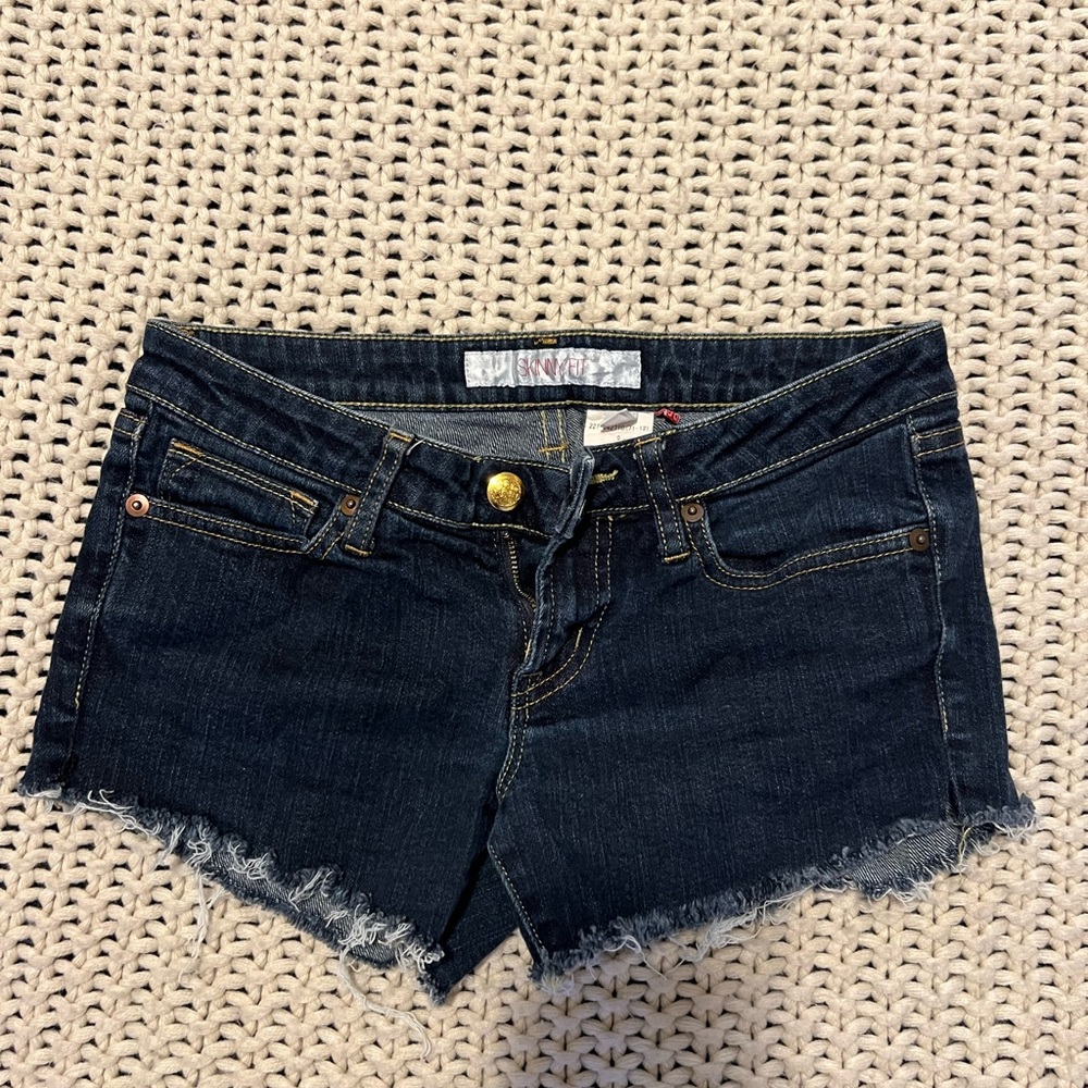 Low Rise Jean Shorts